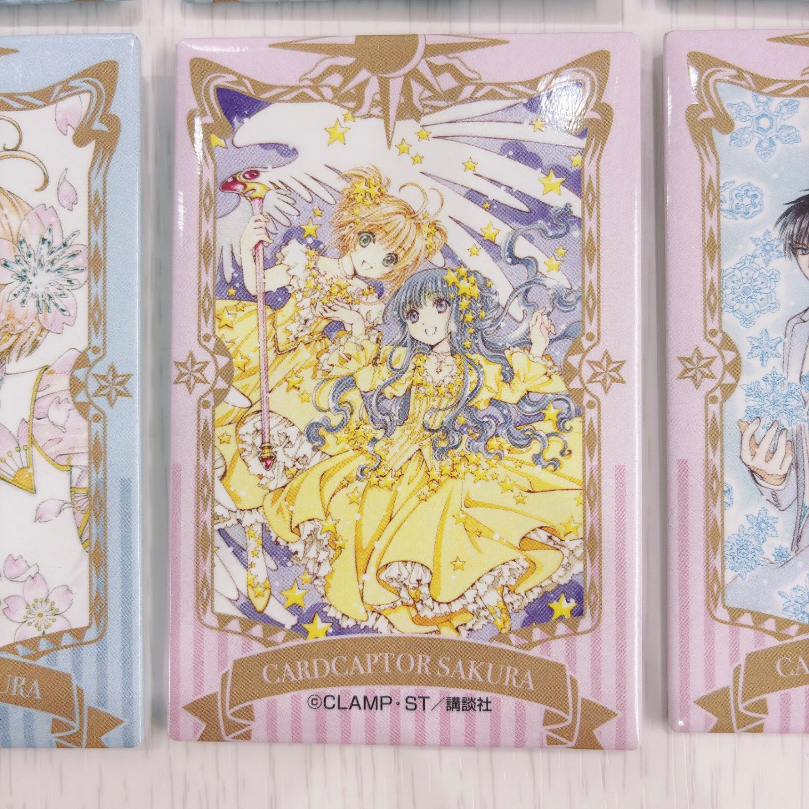 6種セット カードキャプターさくら展 スクエア缶バッジ - メルカリ