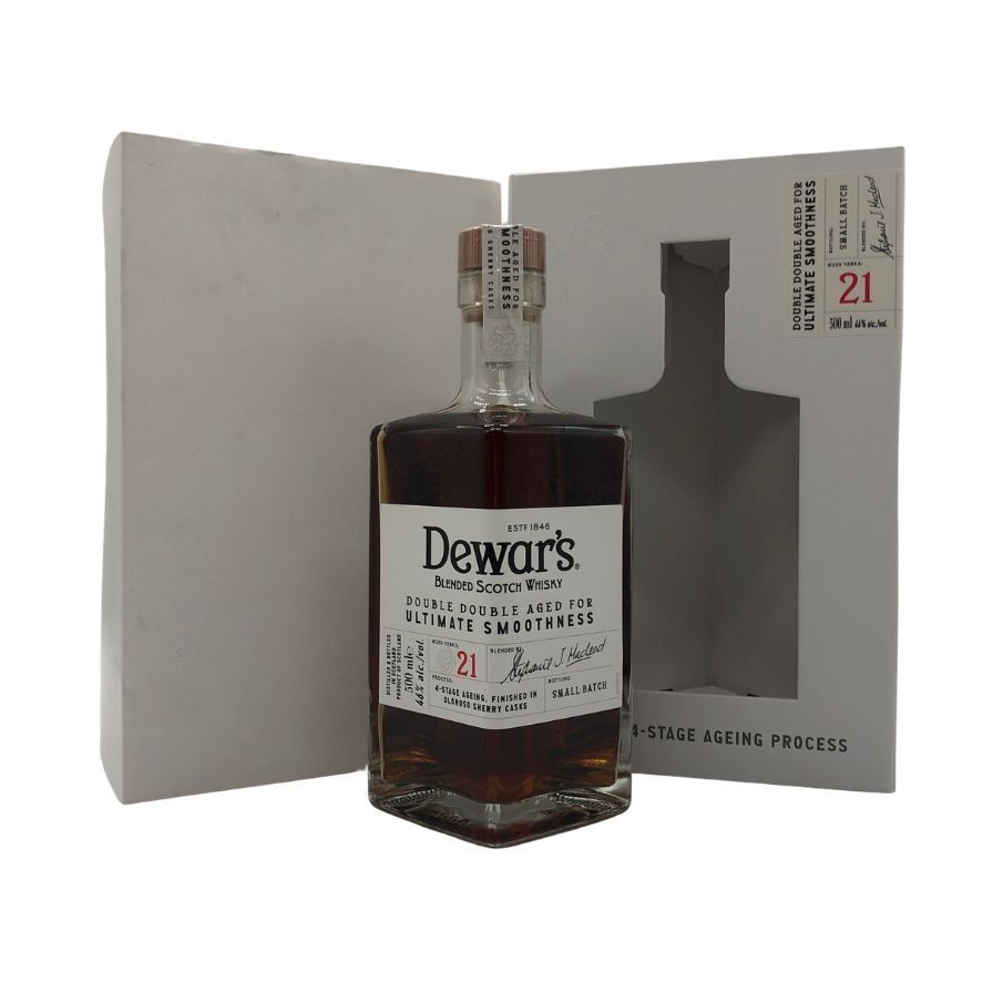 デュワーズ 21年 ダブルダブル 500ml 箱ダメージ - メルカリ