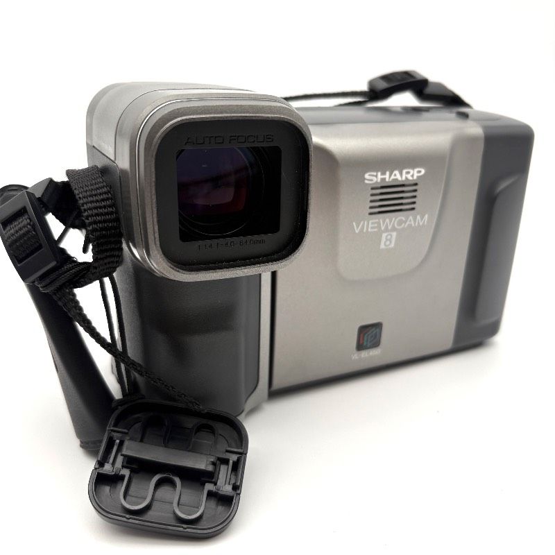 ジャンク】SHARP VL-EL450 8mm Video8 ビデオカメラ 液晶劣化 付属品