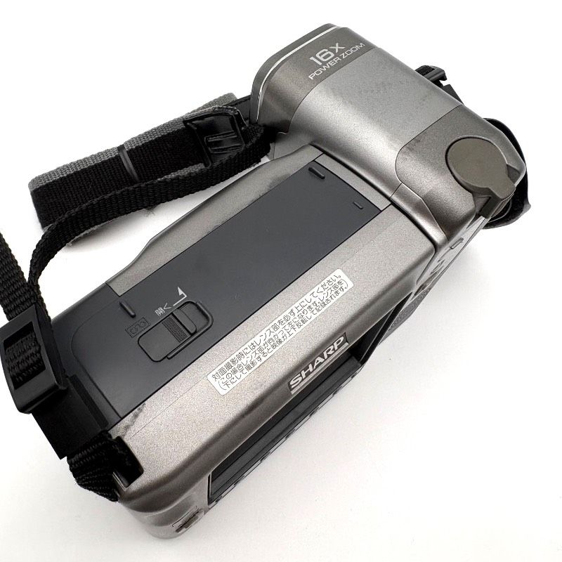 ジャンク】SHARP VL-EL450 8mm Video8 ビデオカメラ 液晶劣化 付属品