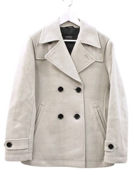 バーバリーブラックレーベル BURBERRY BLACK LABEL ピーコート L