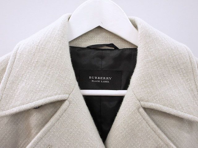 バーバリーブラックレーベル BURBERRY BLACK LABEL ピーコート L
