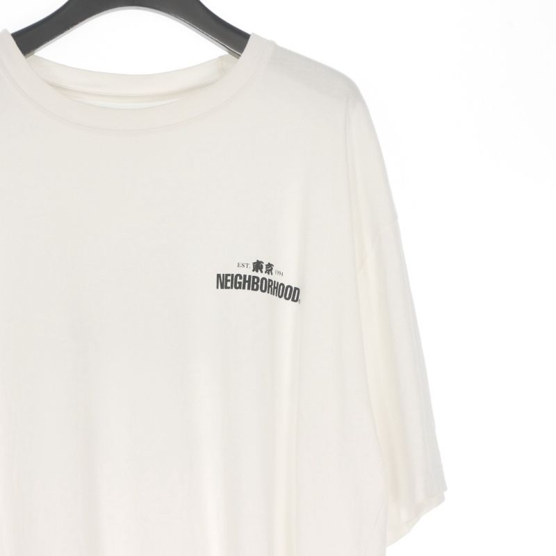 ネイバーフッド NEIGHBORHOOD 24SS NH. TEE SS-4 バックロゴ東京 T