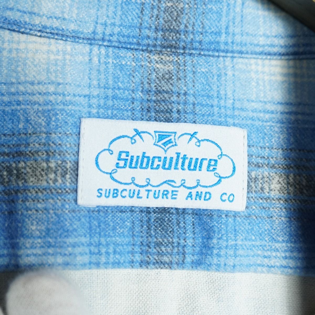 美品 25AW Subculture サブカルチャー SC COTTON PRINT SHIRT SCTP