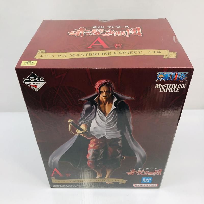 中古】未開封)A賞 シャンクス MASTERLISE EXPIECE ｢一番くじ