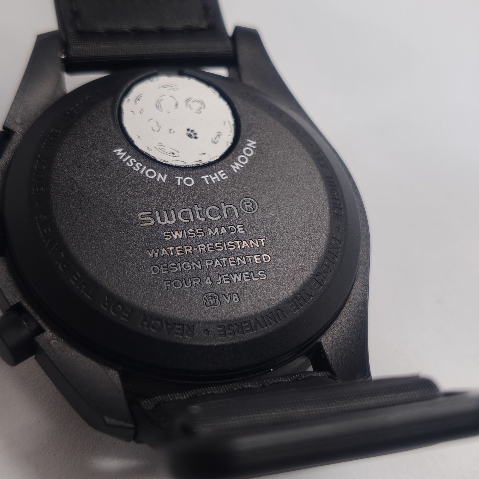美品 Snoopy x OMEGA x Swatch MoonSwatch Black スヌーピー オメガ
