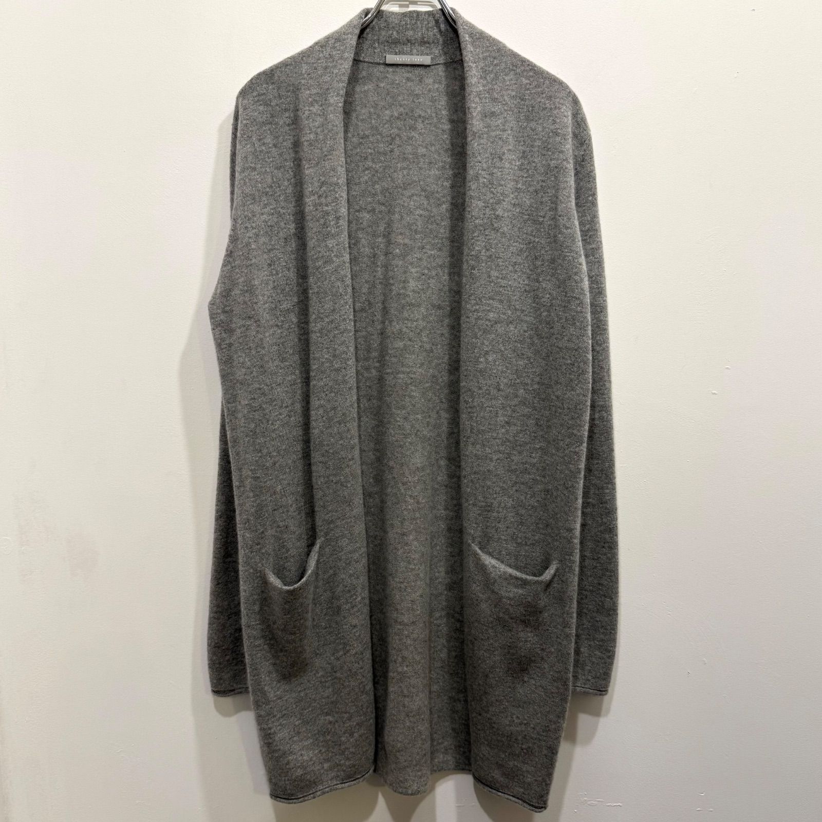 カシミヤ100% theory luxe セオリーリュクス セミロングカーディガン