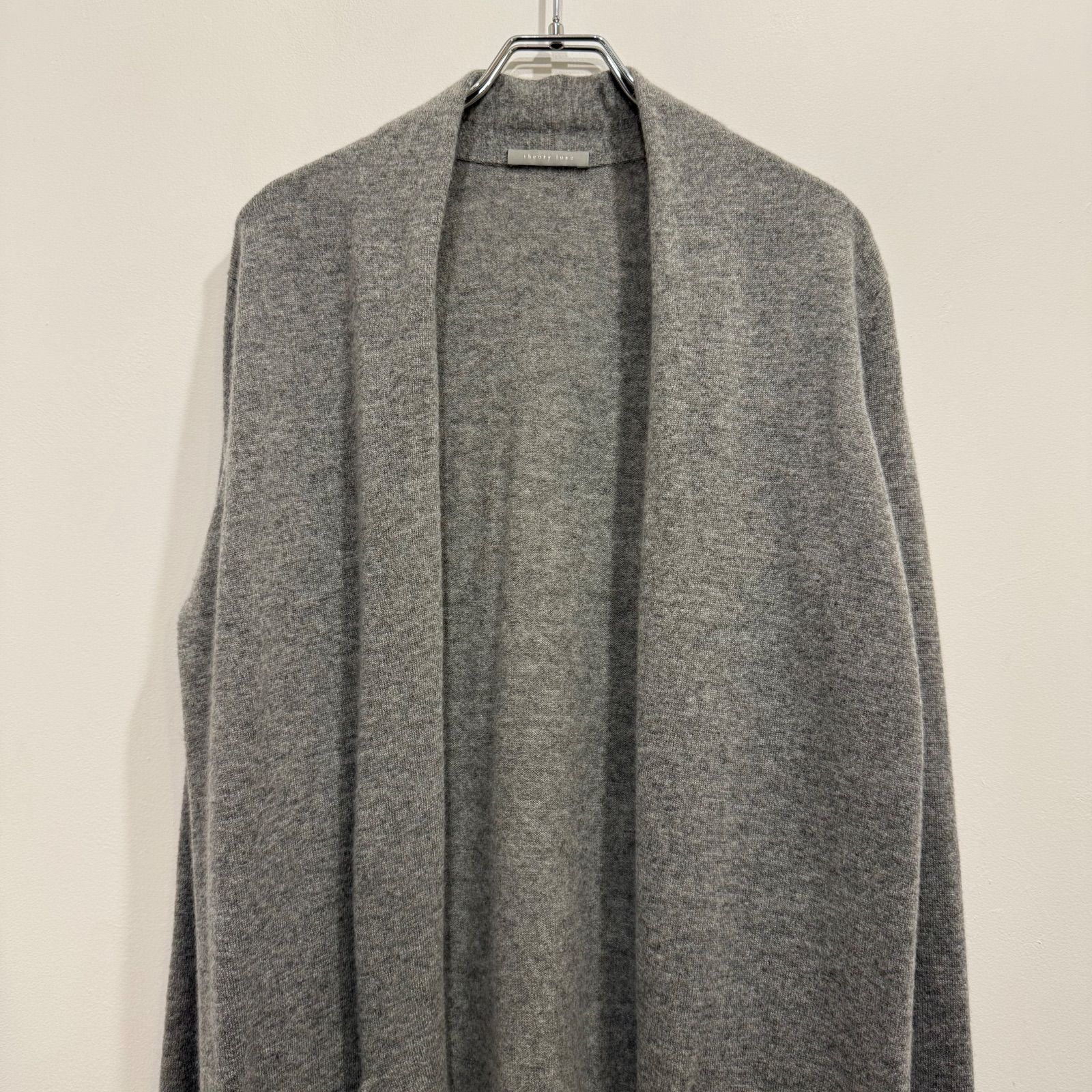 カシミヤ100% theory luxe セオリーリュクス セミロングカーディガン