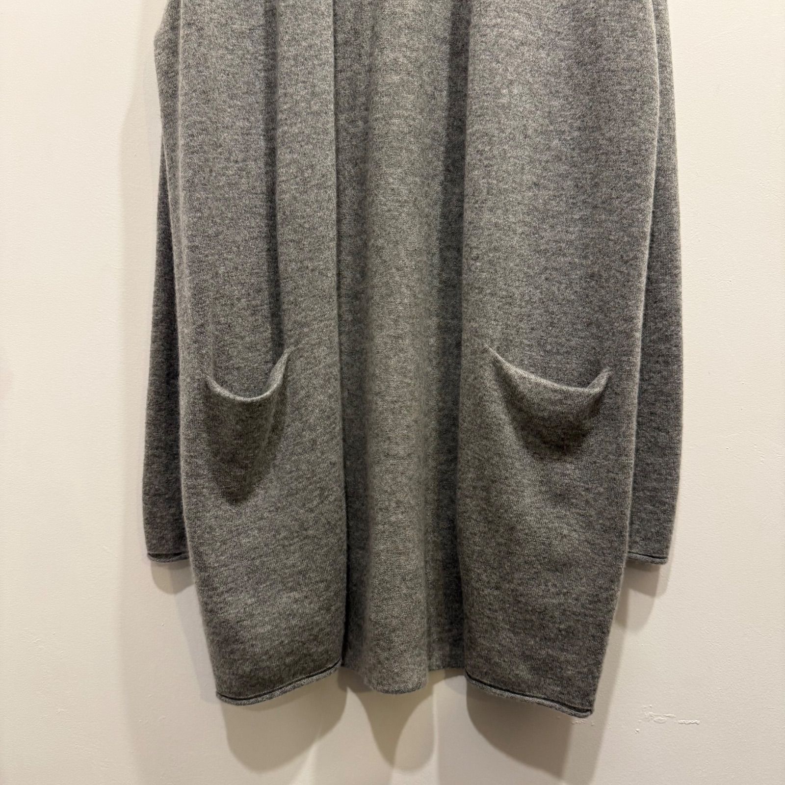カシミヤ100% theory luxe セオリーリュクス セミロングカーディガン