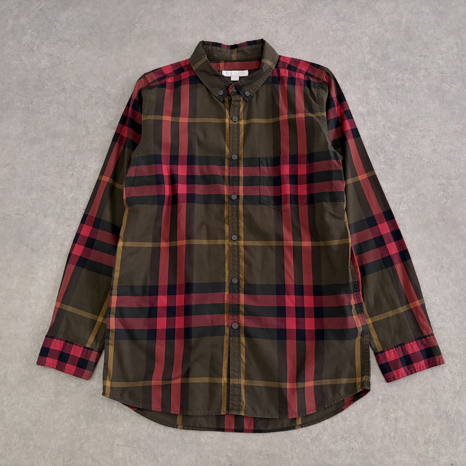 美品 BURBERRY CHLDREN 160cm クラシックチェック柄シャツ 長袖 バーバリー 子供服