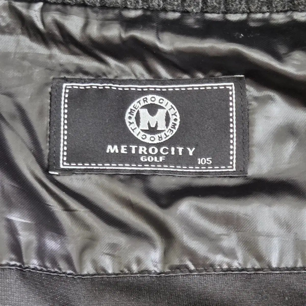 METROCITY メトロシティ 105 キルティング ニット ジップアップ 