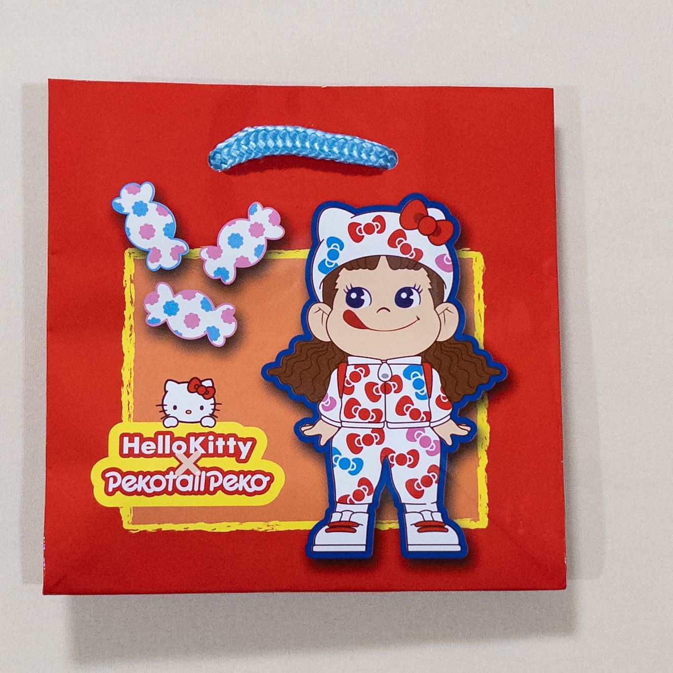 ペコちゃん キティちゃん コラボ 紙袋 3枚セット - メルカリ