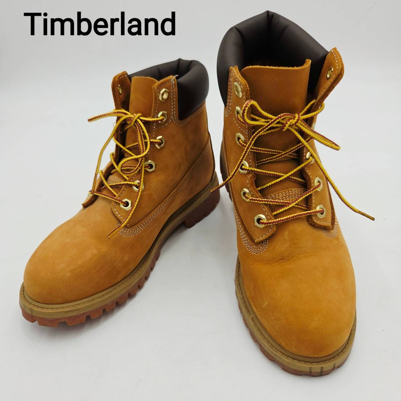 美品 Timberland ティンバーランド プレミアムブーツ イエローブーツ 6