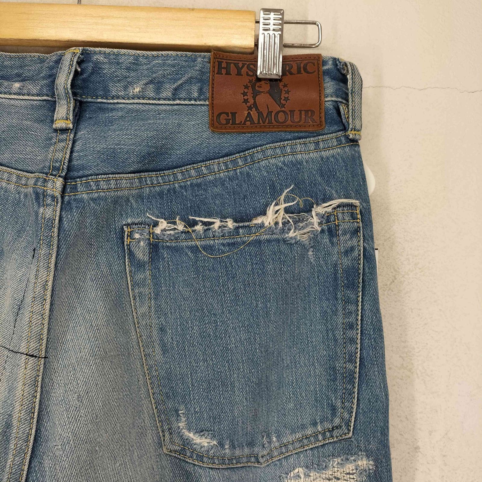 ヒステリックグラマー HYSTERIC GLAMOUR CPR加工デニム スリム