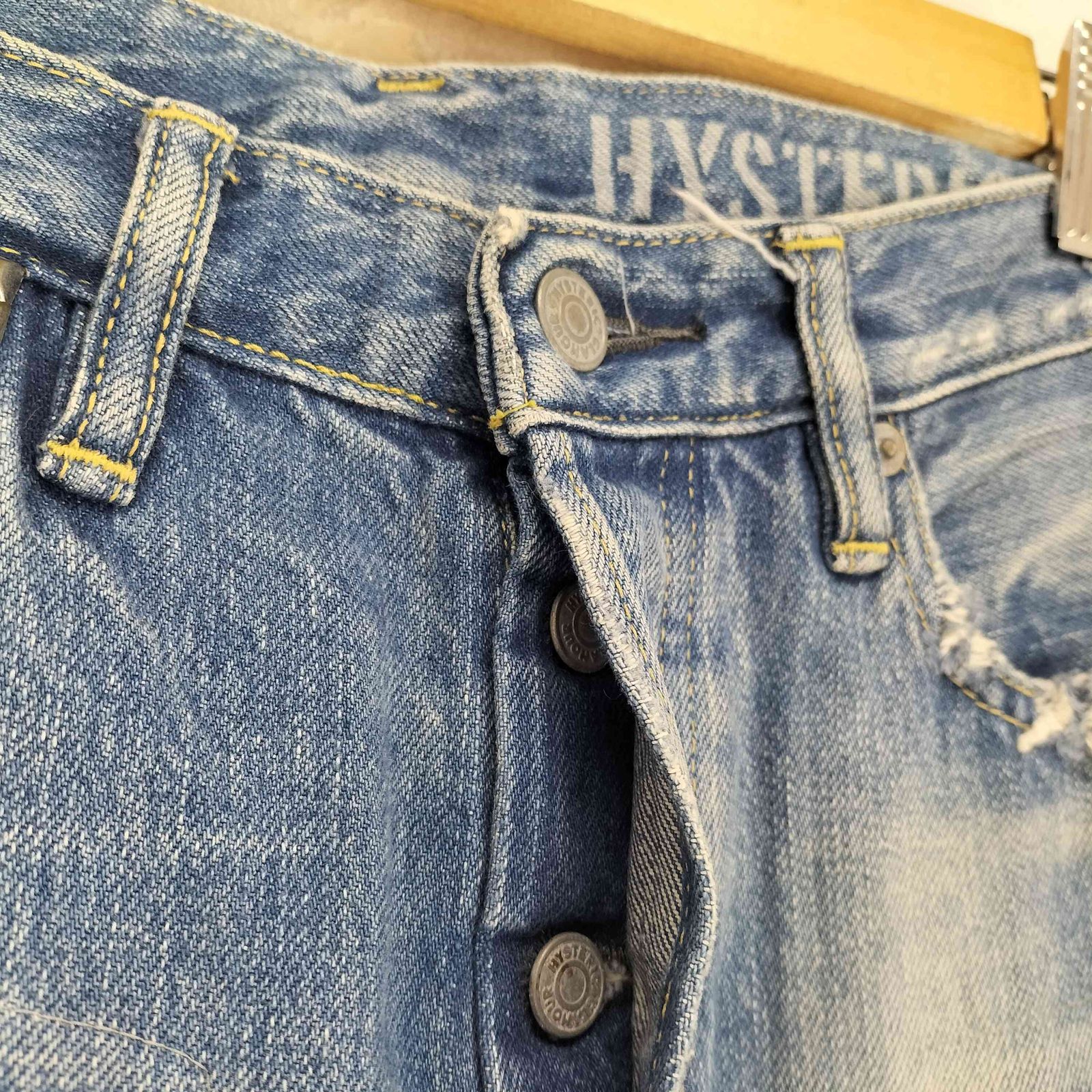 ヒステリックグラマー HYSTERIC GLAMOUR CPR加工デニム スリム