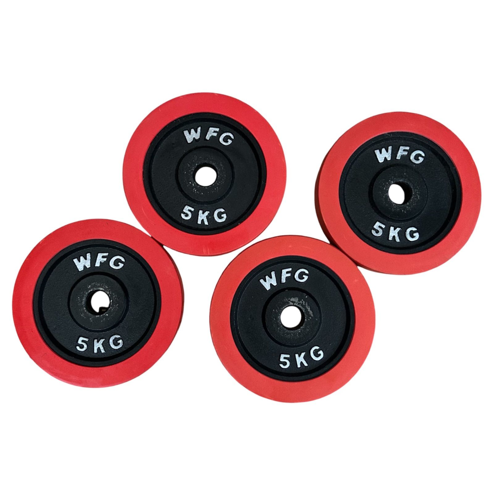 （ぢゅ）WFG 5KG ダンベルプレート 4枚セット WFG 5KG ダンベルプレート 4枚 合計20kgセット - メルカリ