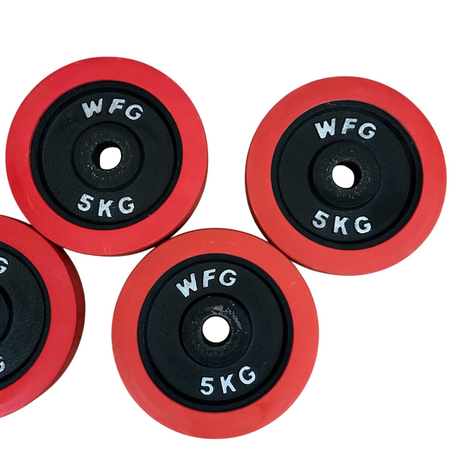 （ぢゅ）WFG 5KG ダンベルプレート 4枚セット WFG 5KG ダンベルプレート 4枚 合計20kgセット - メルカリ