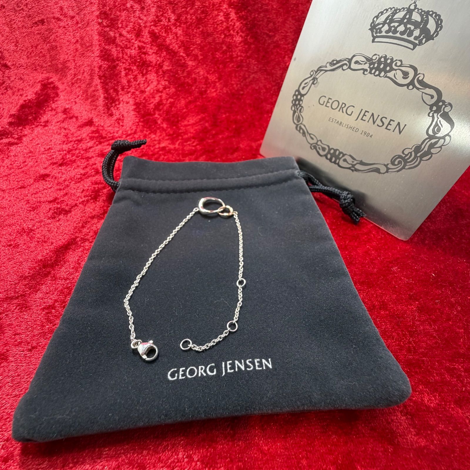 美品 オフスプリング ブレスレット♯433B ジョージジェンセン/GEORG JENSEN