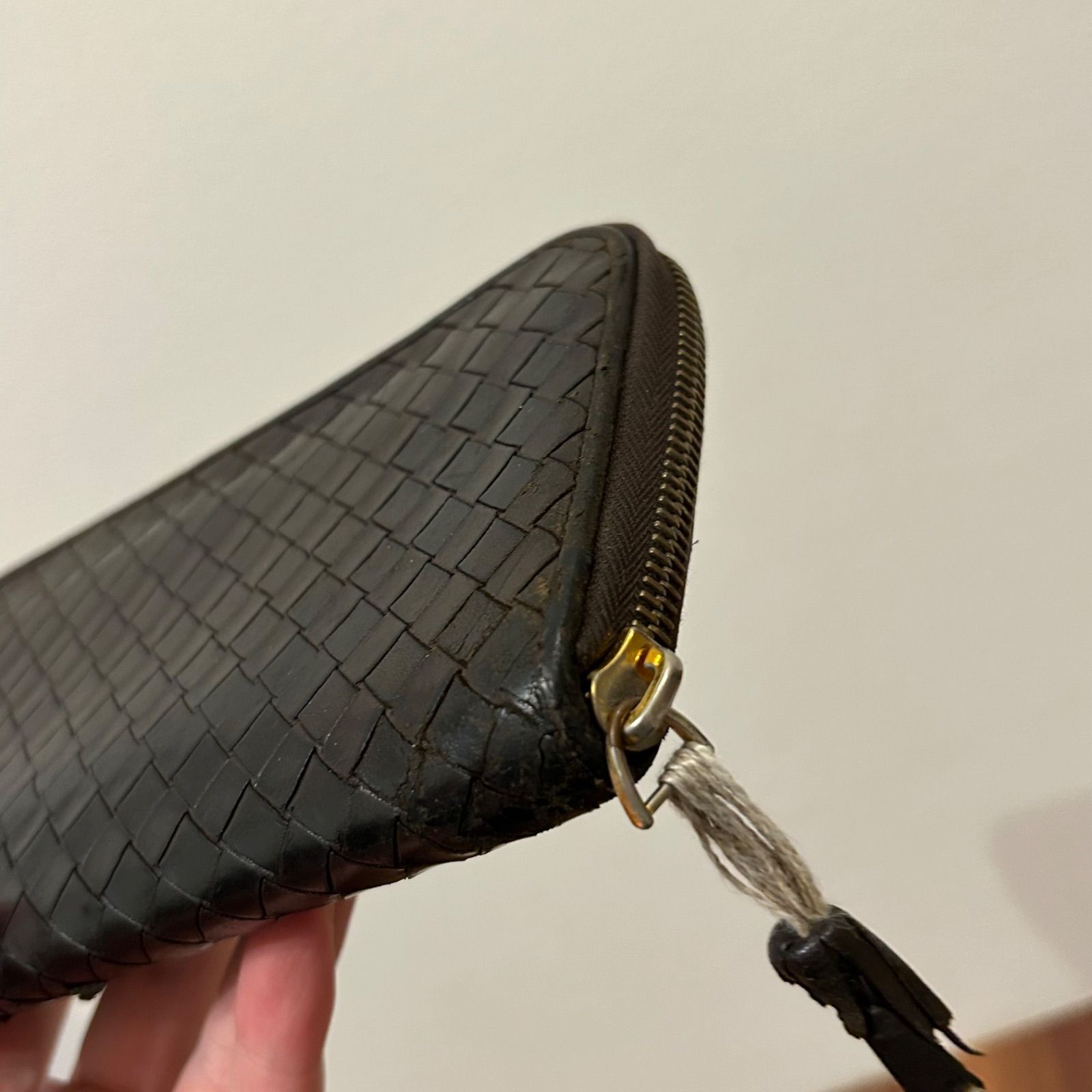訳あり BOTTEGA VENETA ボッテガヴェネタ メンズ 長財布 革財布