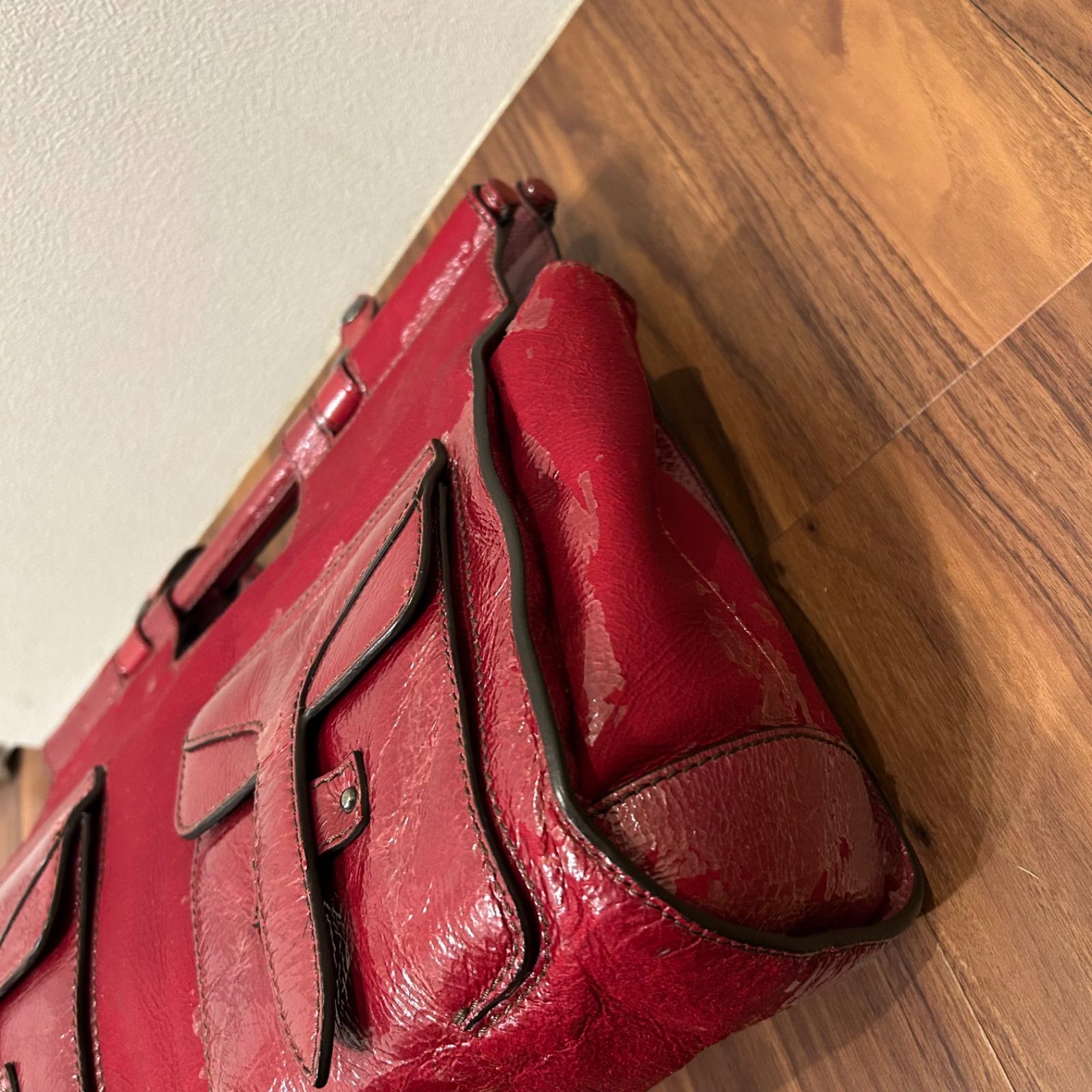 訳あり 希少 レア LOEWE ロエベ レディース トートバッグ ミニボストン