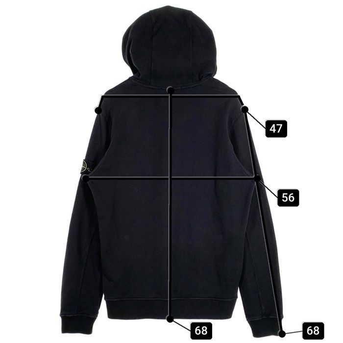 STONE ISLAND ストーンアイランド ガーメントダイ プルオーバー