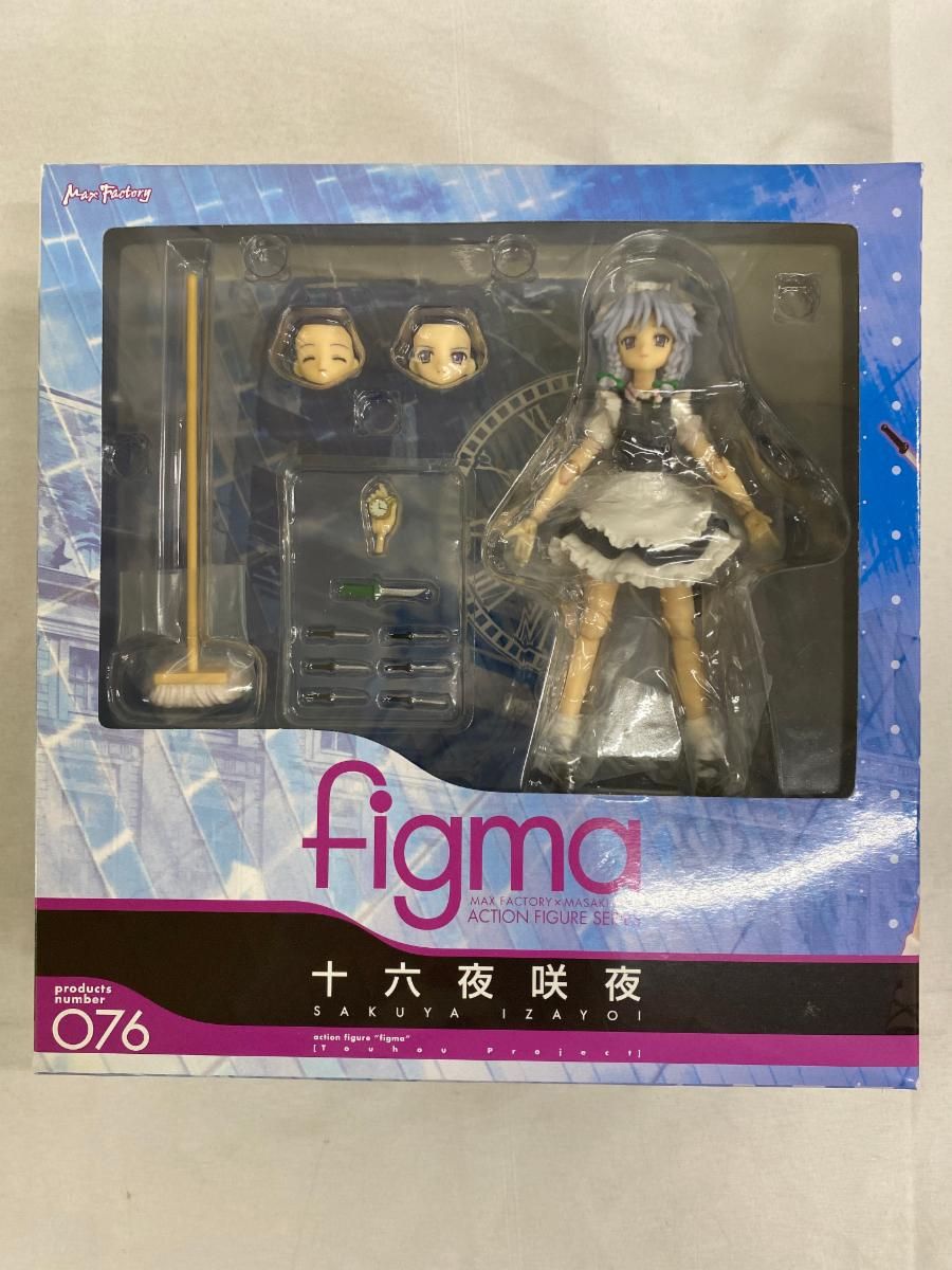 未開封】figma 076 東方Project フィギュア 十六夜咲夜 - メルカリ