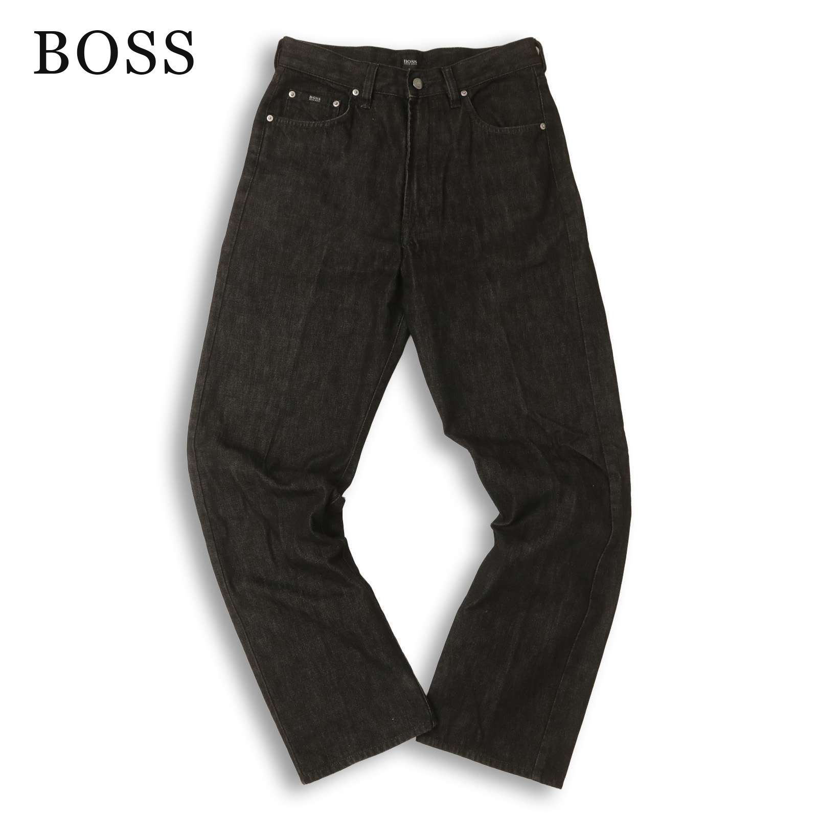 BOSS ボス ヒューゴボス 通年☆ ストレート デニム パンツ ジーンズ Sz