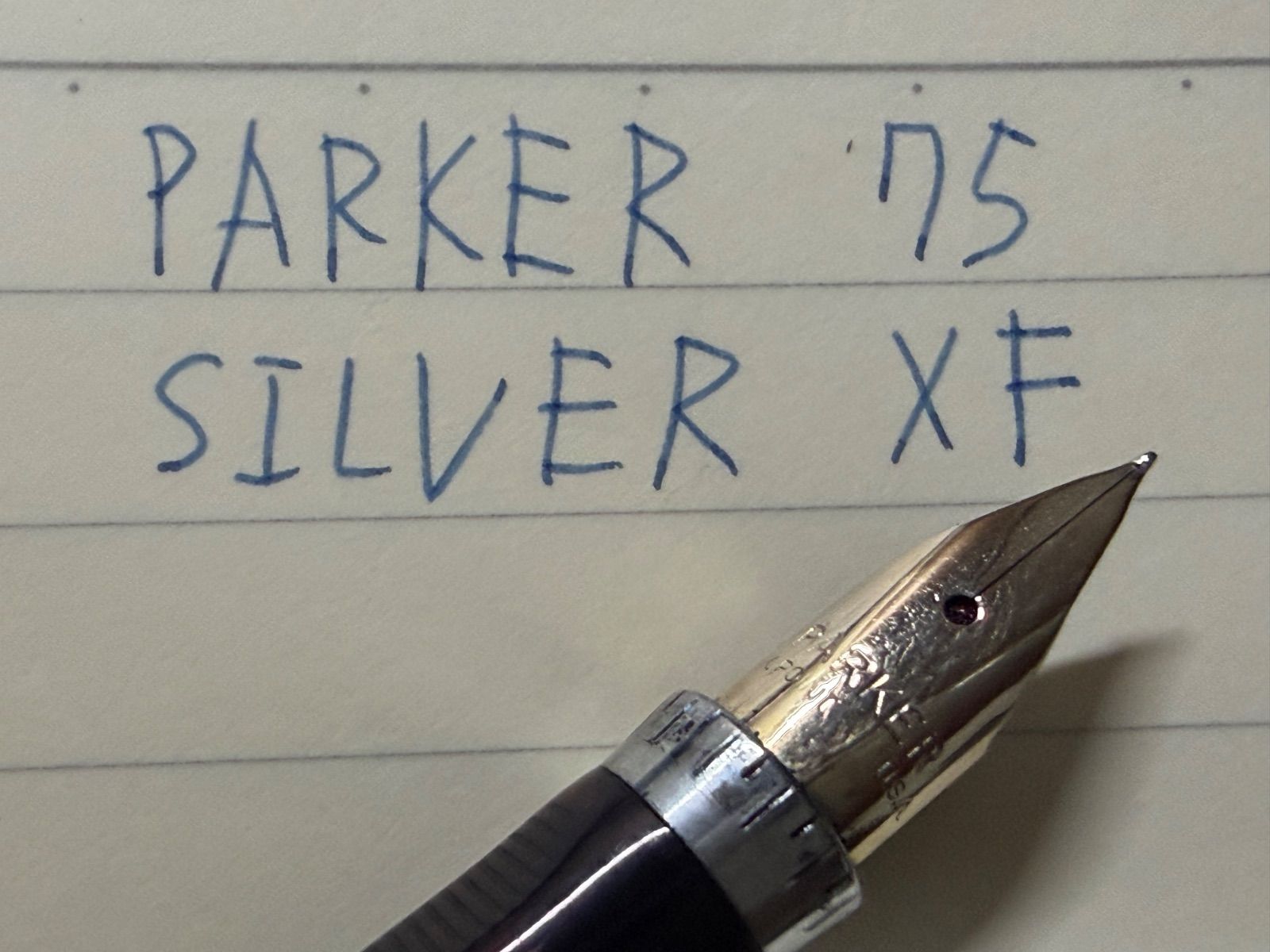 極美品 パーカー 75 バーメイル 万年筆 スターリングシルバー XF 極細字 詳細ページ | 万年筆 ボールペンなど高級筆記具の販売・買取