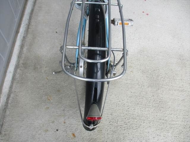 F261 ☆完成車発送 7800円☆ 折りたたみ中古自転車 ピッコロ ブルー 6 