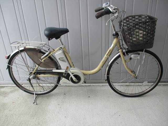 F265 ☆整備済み 完成車発送 中古電動自転車☆パナソニック リチウム 