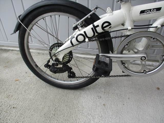 F269 ☆ 24800円☆ 完成車発送 折りたたみ中古自転車 DAHON ルート 