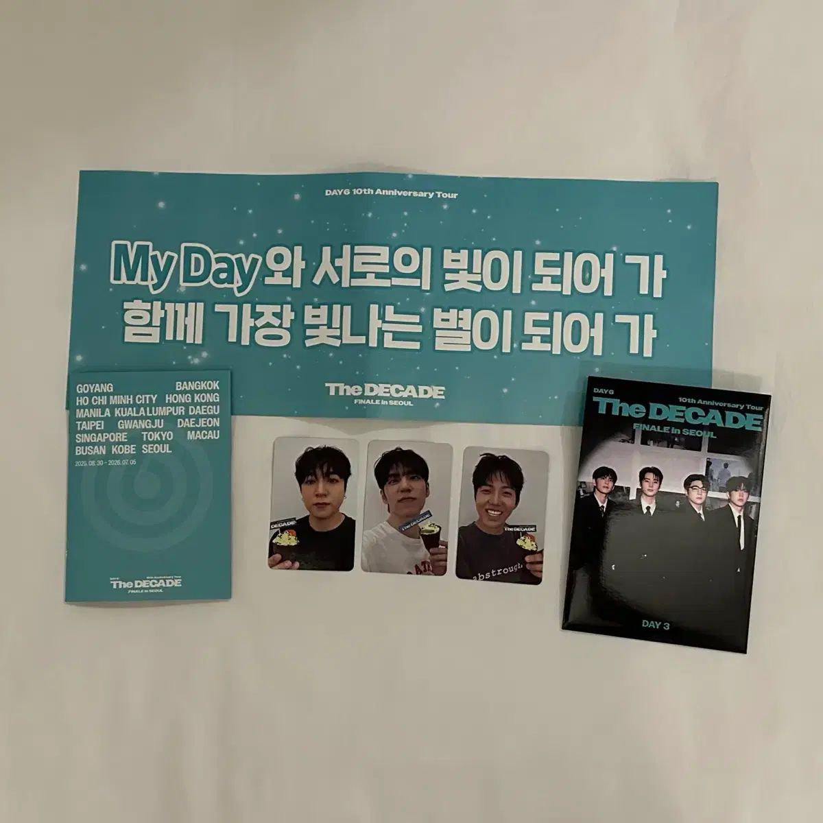 DAY6 Decade コンサート アンコン フィナーレ ラスコン 入場ギフト