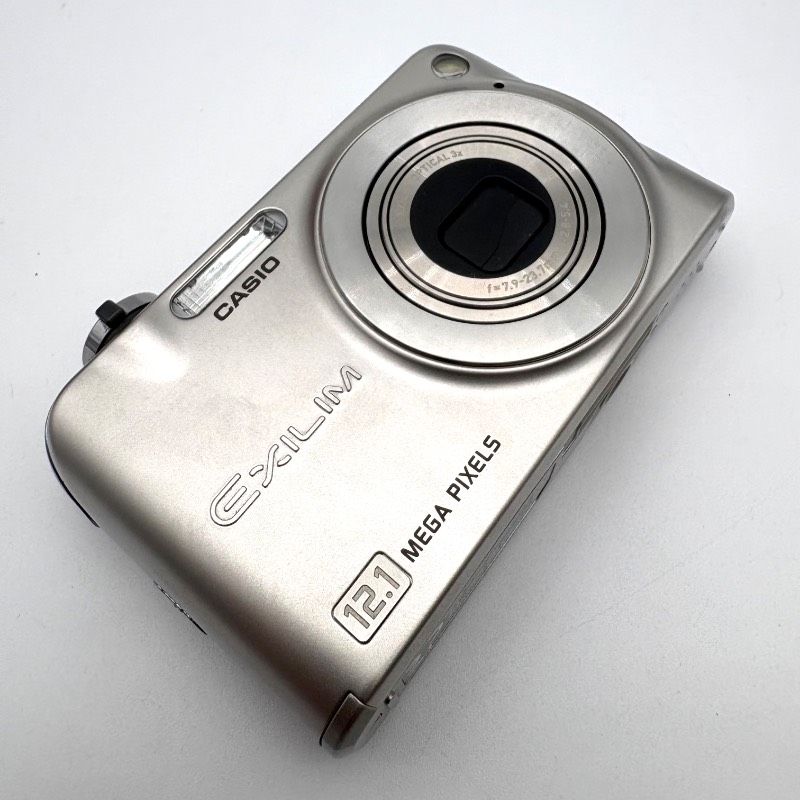 ジャンク】CASIO EXILIM EX-Z1200 シルバー レンズエラー 画像乱れあり