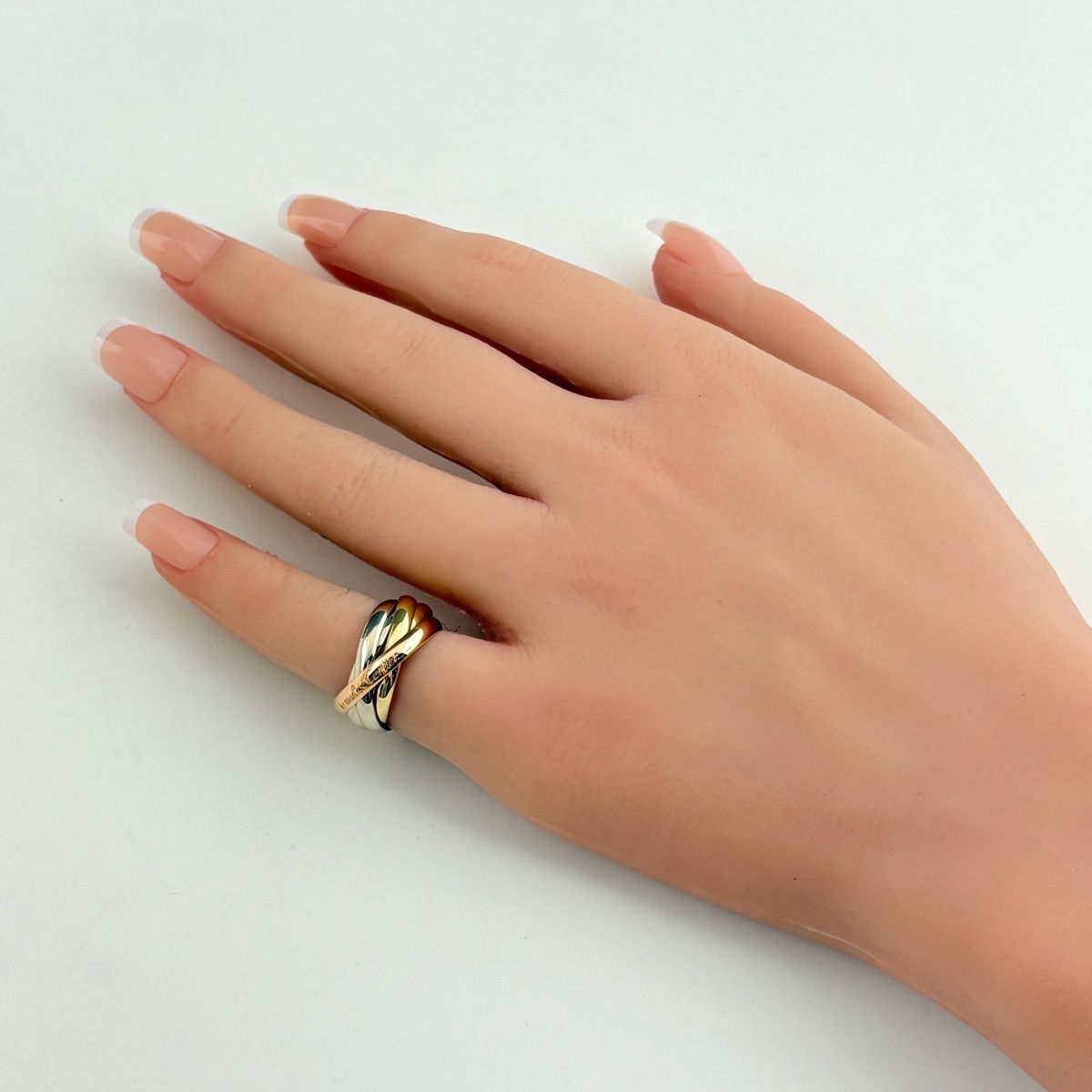 Cartier 750ゴールド トリニティリング 52 カルティエ CARTIER トリニティリング YG イエローゴールド 指輪