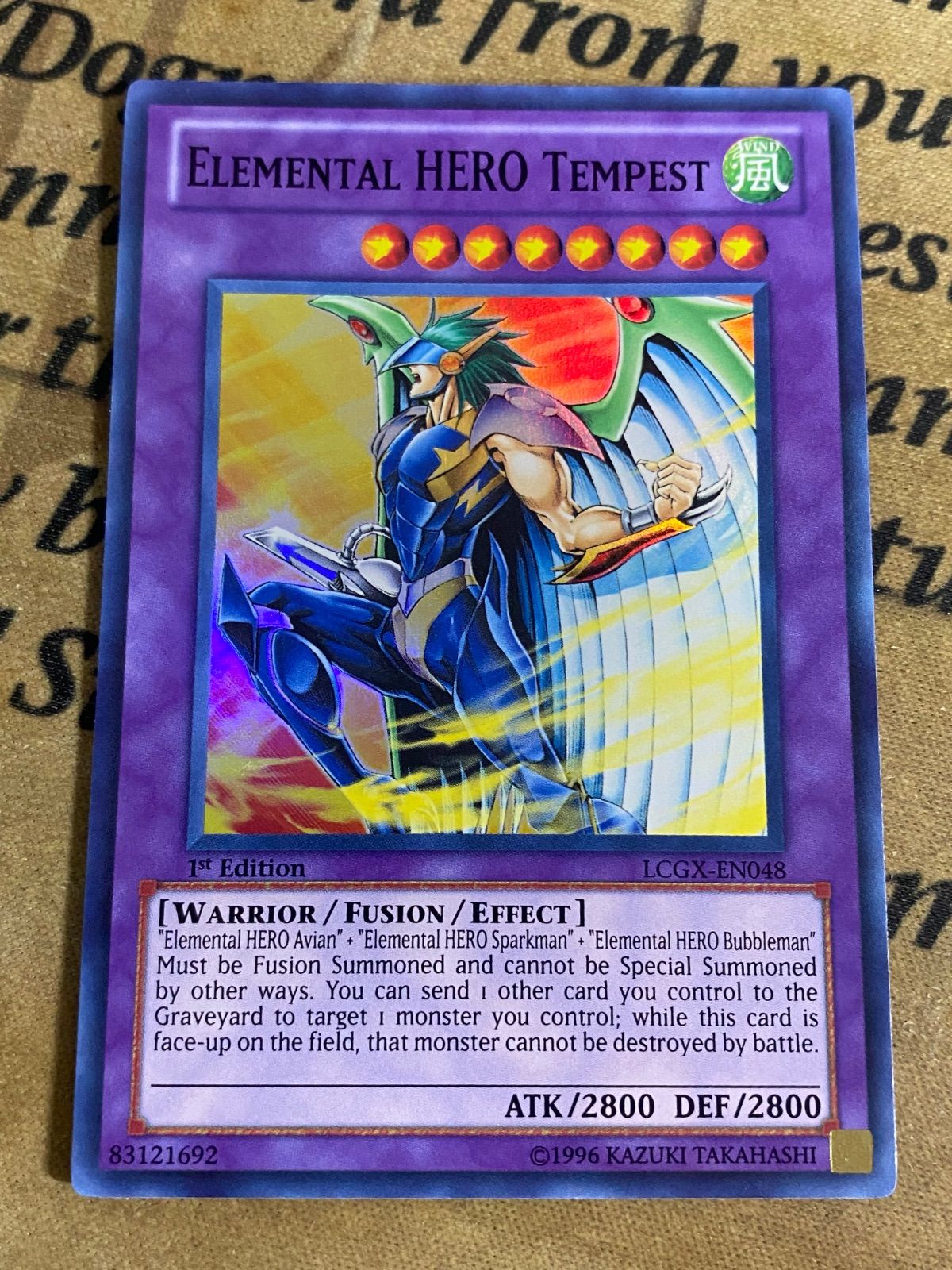 E・HERO テンペスター LCGX 英語 スーパー【遊戯王 本格構築 YPS