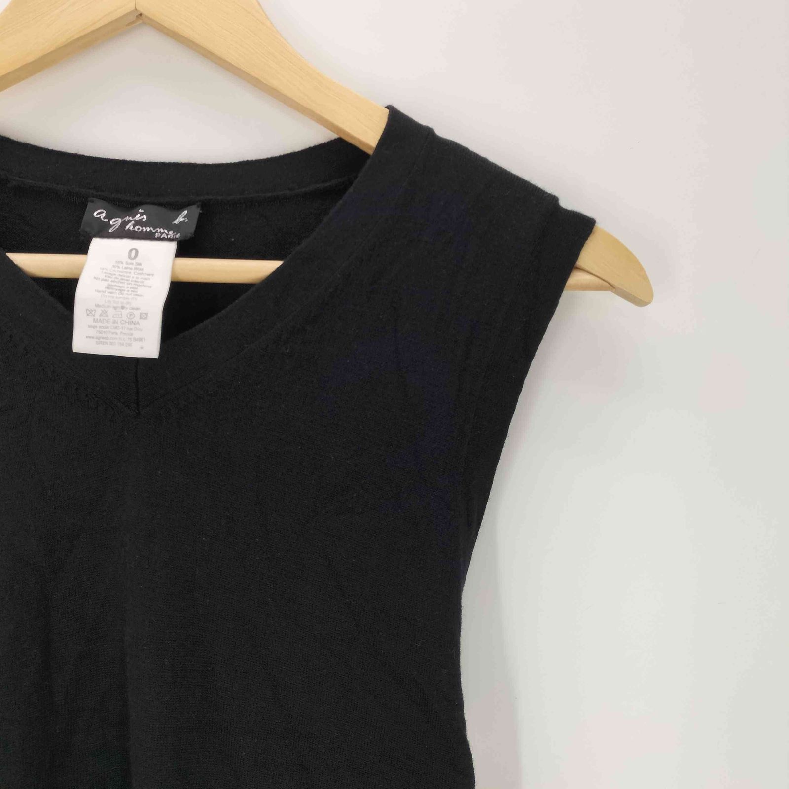 アニエスベーオム Agnes b.homme サンライズ期 絹 シルク ウール