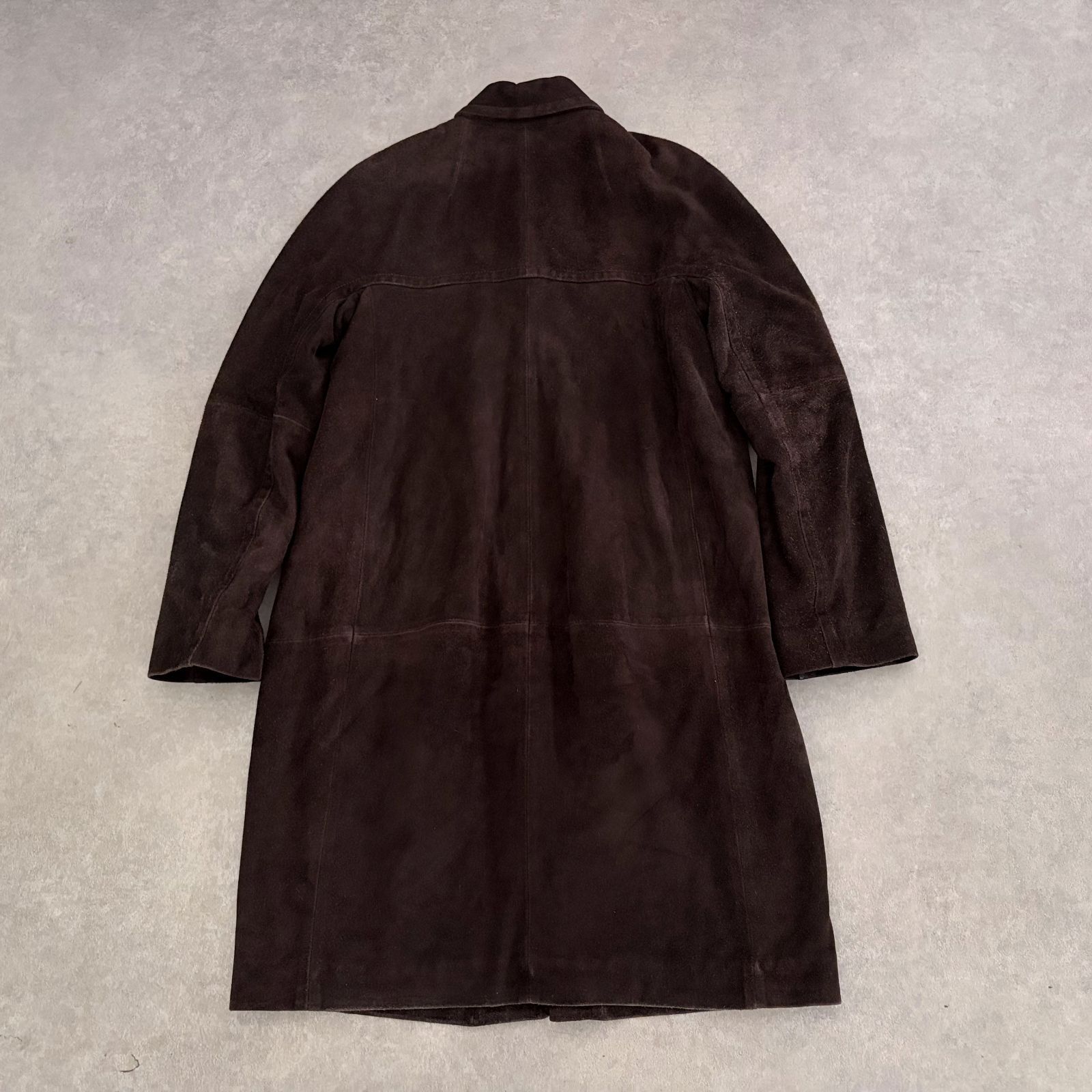 S' MaxMara 高級山羊革 ゴートレザー スウェード コート マックス