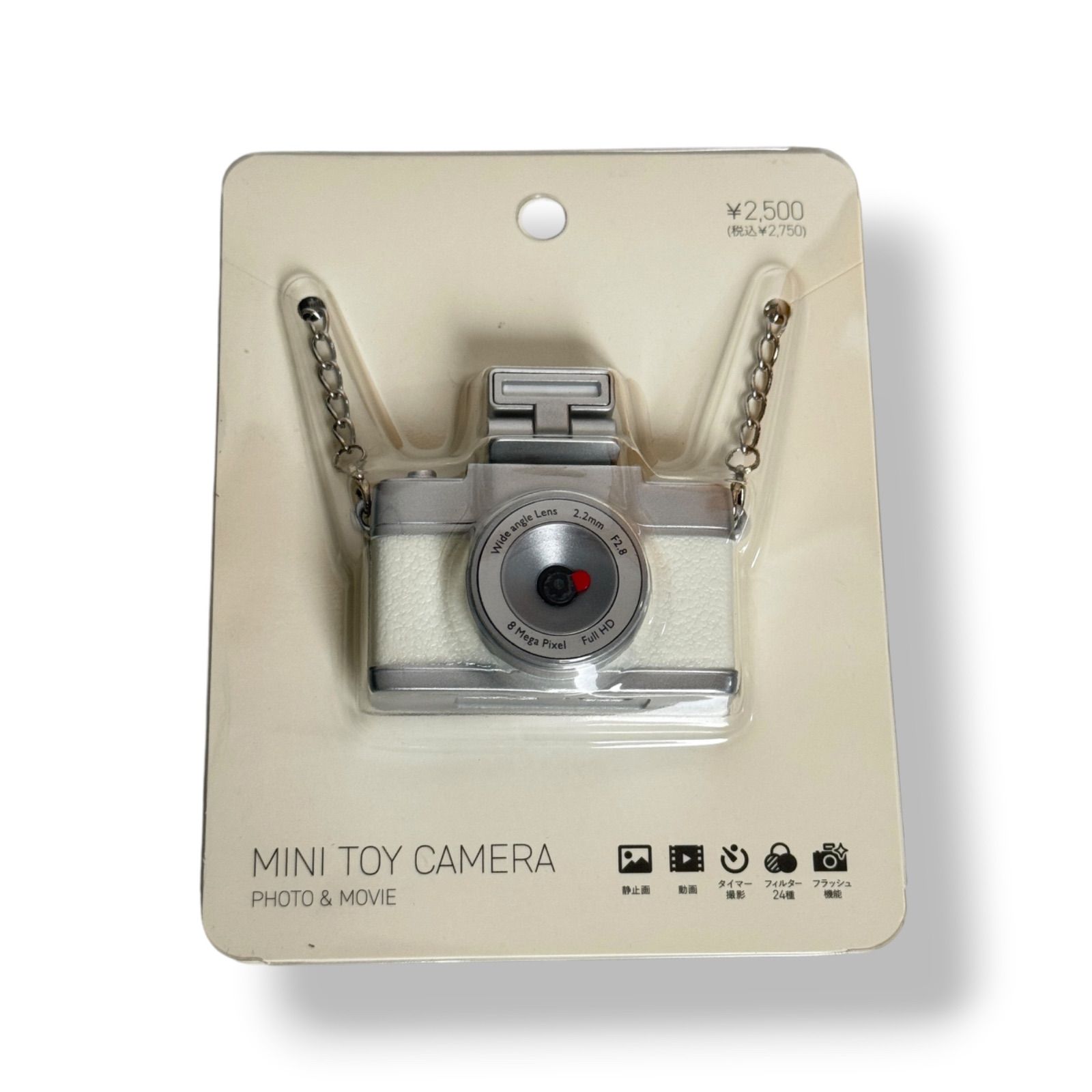 新品未使用 3COINS スリーコインズ ミニトイカメラ 2513-KRTC