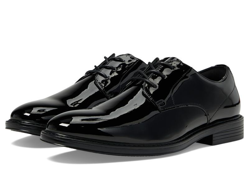 ノンブッシュ メンズ シューズ オックスフォード Nunn Bush Centro Flex Formal Plain Toe Oxford Black Patent ブラック