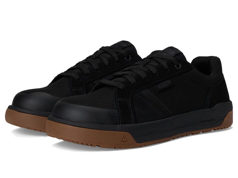 キーン レディース シューズ スニーカー KEEN Utility Kenton Work Shoes Carbon Toe BlackGum ブラック