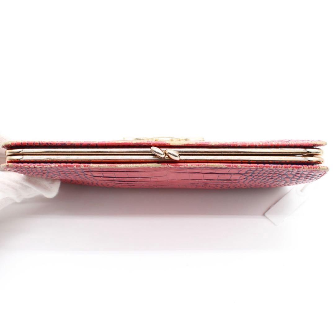 VivienneWestwood ORB がま口財布 長財布 クロコ型押し - メルカリ