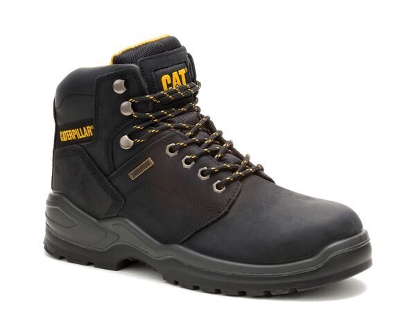キャタピラー メンズ シューズ ブーツ・レインブーツ Tシャツ ブーツ Caterpillar Striver Waterproof Steel Toe Work Boot Mens Black ブラ