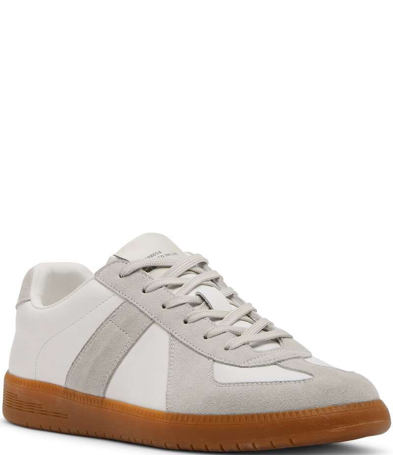 スティーブ マデン メンズ シューズ ドレスシューズ スニーカー スエード レザー Steve Madden Mens Dixon Leather and Suede LowTop Gum Sole
