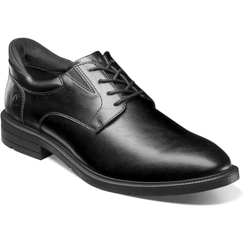 ノンブッシュ メンズ シューズ オックスフォード Nunn Bush KoreZ Icon Mens Plain Toe Oxford Shoe Black ブラック