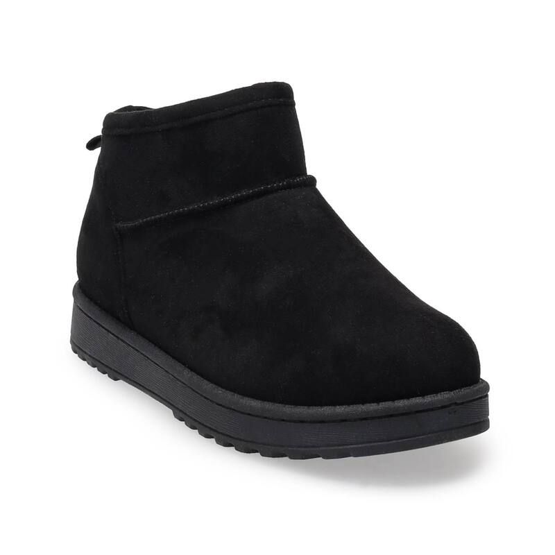 エスオー レディース シューズ ブーツ・レインブーツ ミニ SO Lupita Womens Cozy Mini Boots Black ブラック