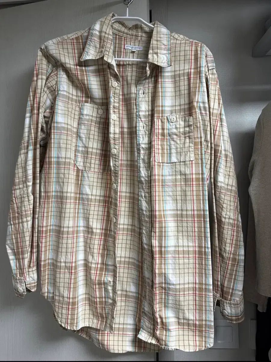ENGINEERED GARMENTS エンジニアードガーメンツ フラット ウォークシャツ M