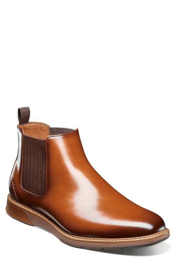 ステイシーアダムス メンズ シューズ ブーツ・レインブーツ チェルシーブーツ チェルシー Stacy Adams Platt Chelsea Boot Cognac