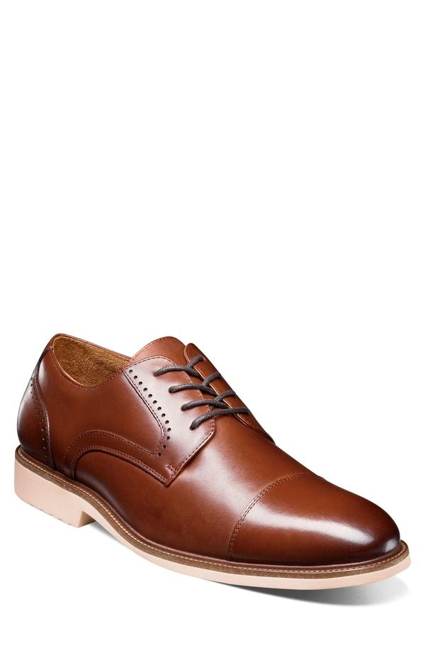 ステイシーアダムス メンズ シューズ ダービー キャップ Stacy Adams Wesbridge Cap Toe Derby Chocolate チョコレート