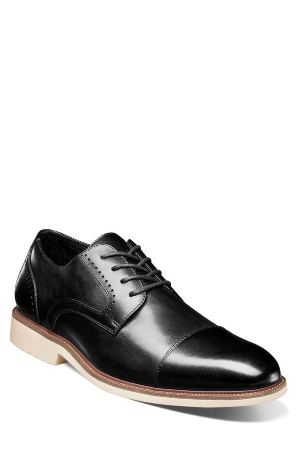 ステイシーアダムス メンズ シューズ ダービー キャップ Stacy Adams Wesbridge Cap Toe Derby Black ブラック