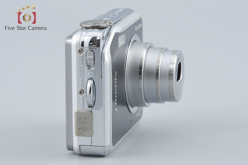 中古】FUJIFILM 富士フイルム FinePix V10 ガンメタリック コンパクト